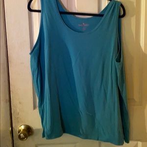 Blue Woman Within tank top